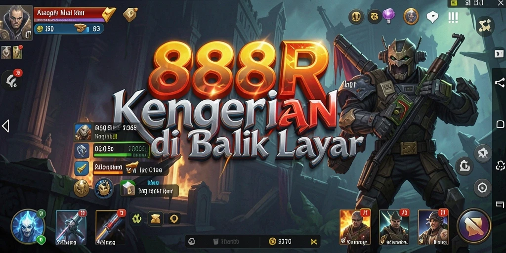 Screenshot game 888R menunjukkan gameplay Horror yang menegangkan.