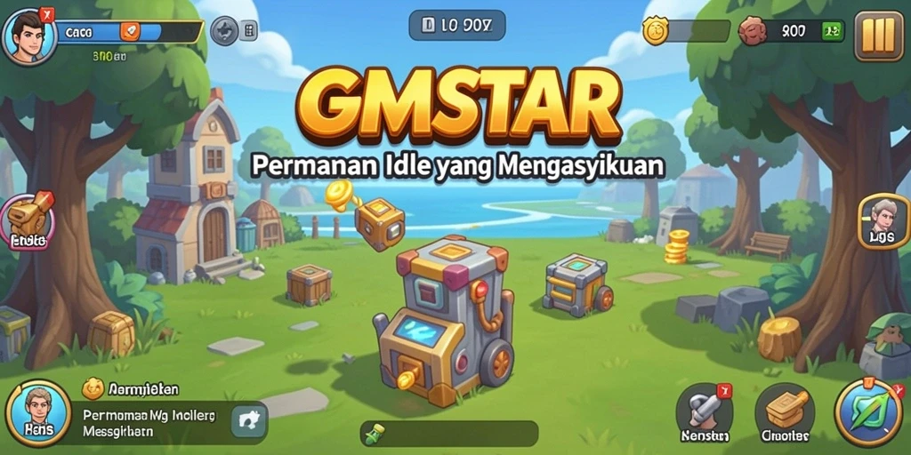 Tampilan gameplay GMSTAR yang seru dan menarik.