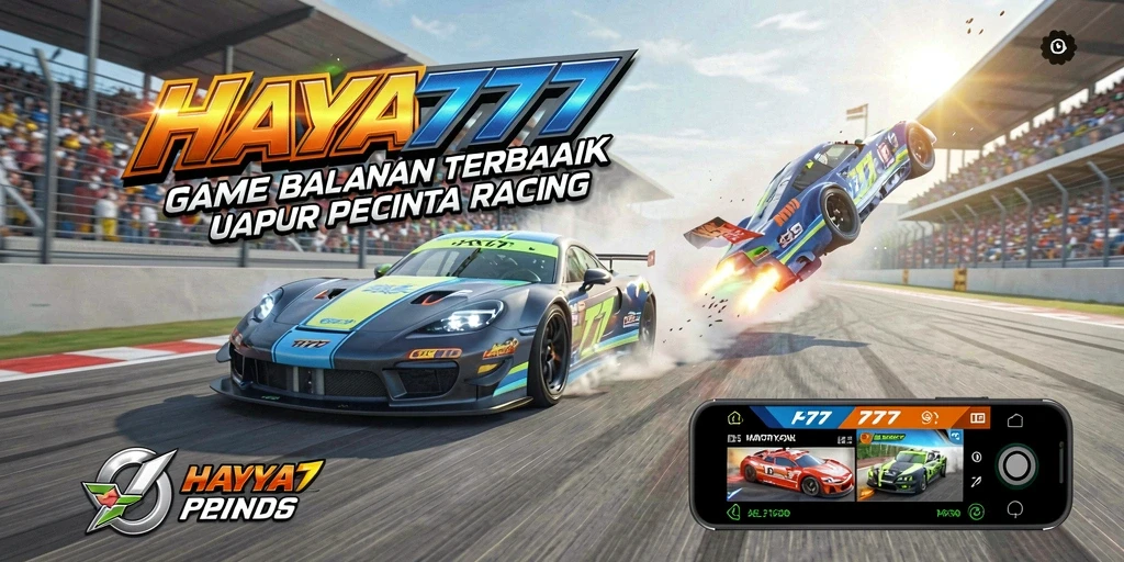 Tampilan gameplay HAYA777 yang seru dan mendebarkan saat balapan.