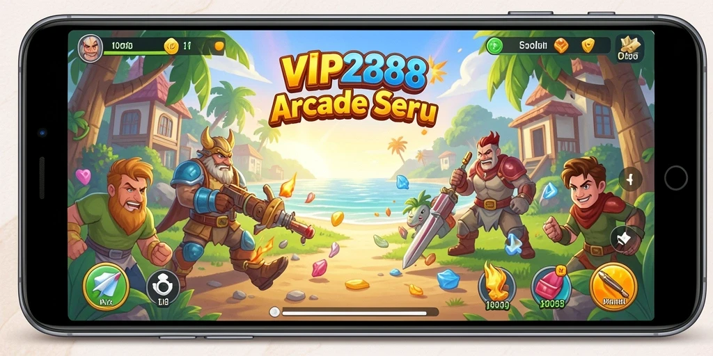 Screenshot gameplay VIP288 menunjukkan aksi seru dengan grafis yang menawan.